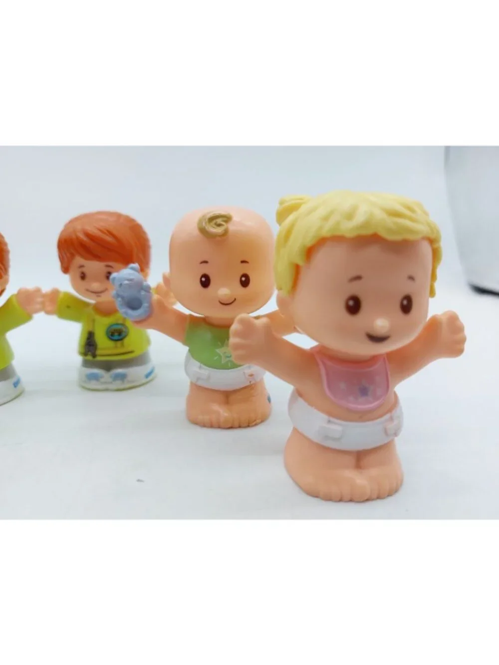 Fisher Price Little People Baby Toddler Girl Boy 1 School Boy 2 Bus Drivers Lot